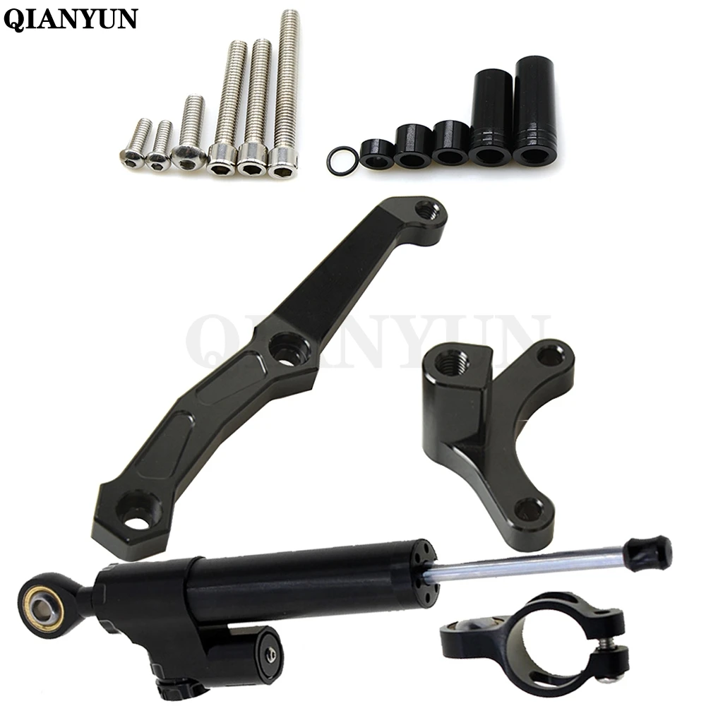 

New Z800 2013-2016 Motorcycle CNC Steering Damper Bracket Stabilizer Kit for Kawasaki Z800 Z 800 2013-2016 2013 2014 2015 2016