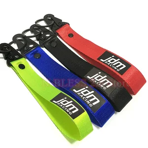 Image 3 - 4pcs/Set Car Towing Belt Towing Rope Nylon Tow Eye Strap Tow Loop Strap Racing Drift Rally Emergency Tool Auto Accessories 28cm