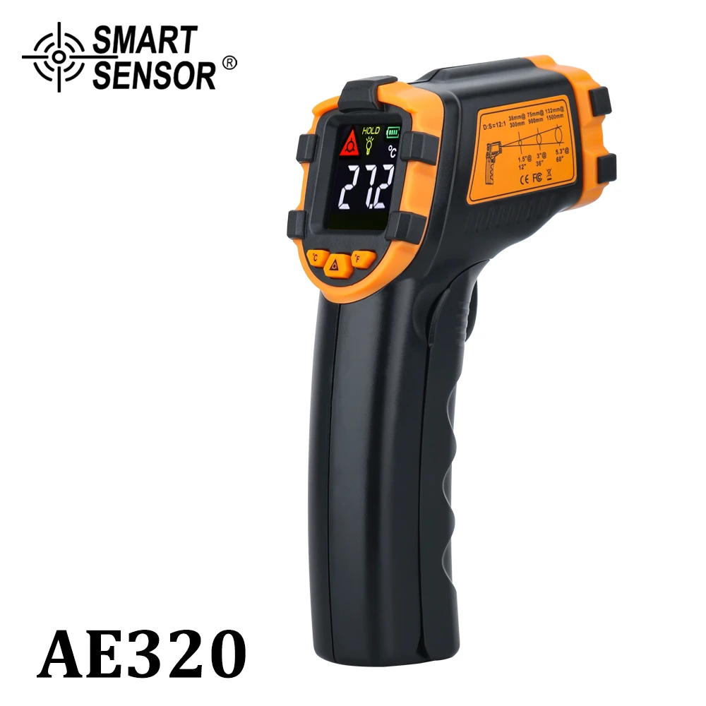 Termometro Digitale A Infrarossi Termometro Misuratore Di Temperatura Ir Termometro Laser Senza Contatto Strumenti Di Temperatura Lcd A Colori