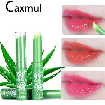 

10 Pcs Aloe Vera Lipstick Set Moisturizing Lip Balm Nutrition Temperature Change Makeup