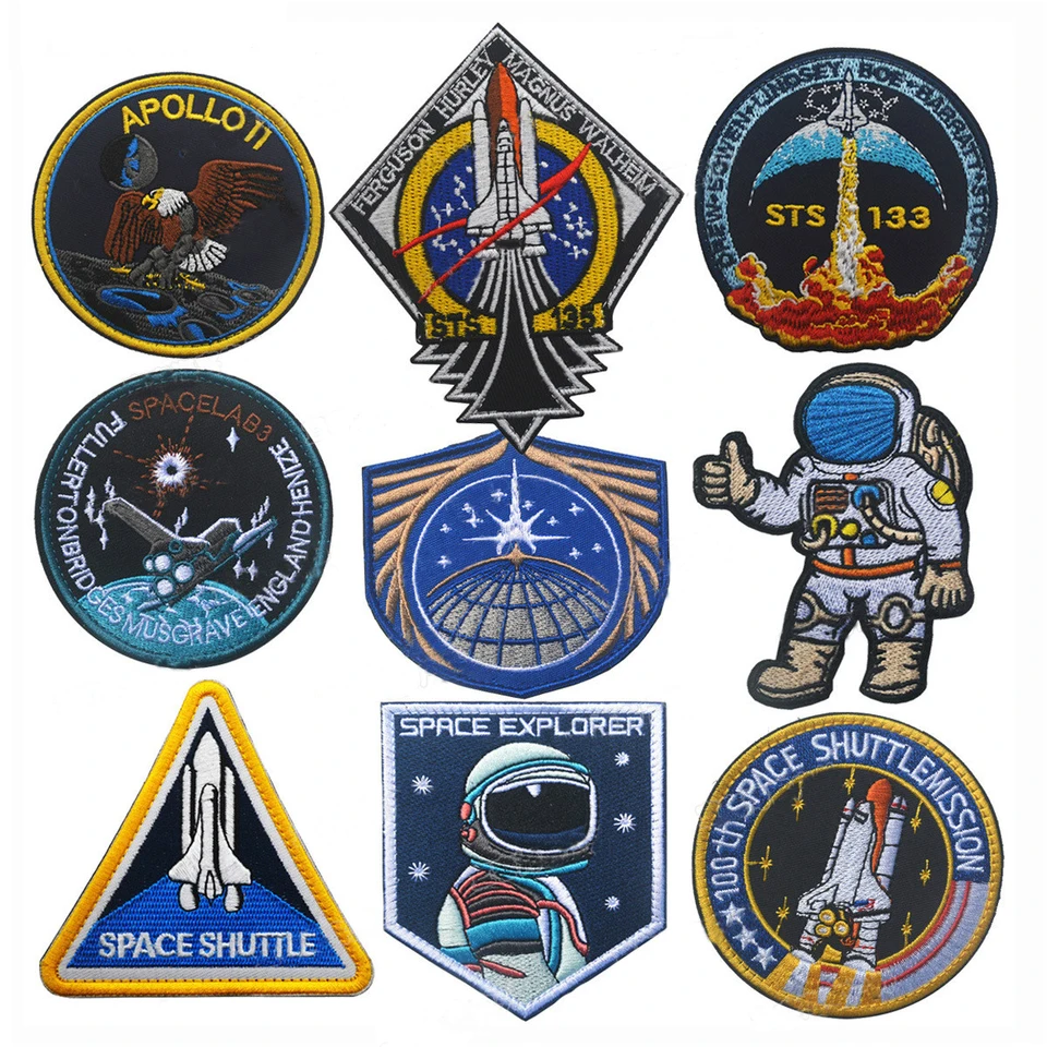 badges patches APOLLO armband army Hook Embroidery Patch