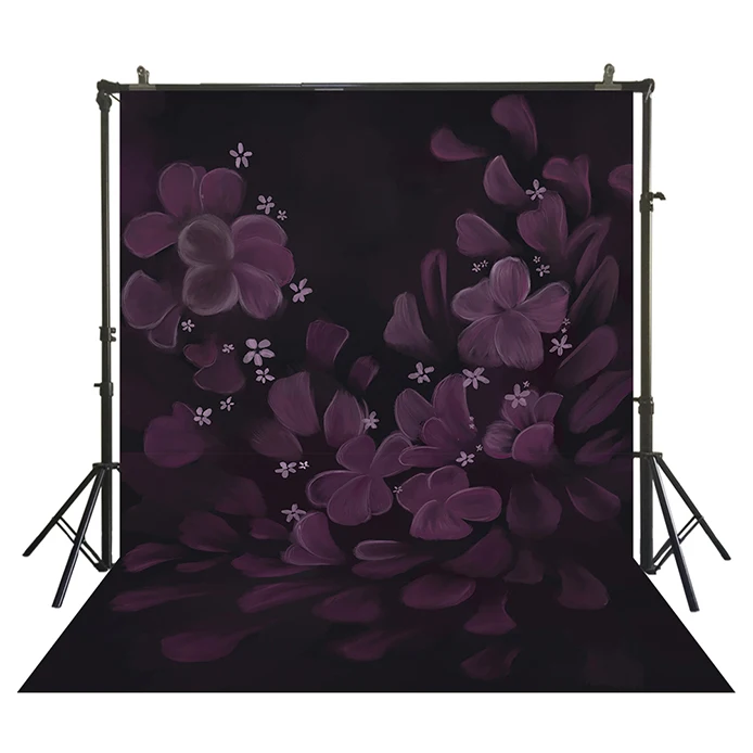 Фиолетовый фон для фотосъемки на День святого Валентина фотография задний