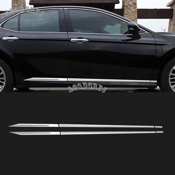 

Fit for Toyota Camry 2018-2019 Stainless Steel Side Door Body Bottom Protector Molding Cover Trim Car Styling Accessories 6pcs