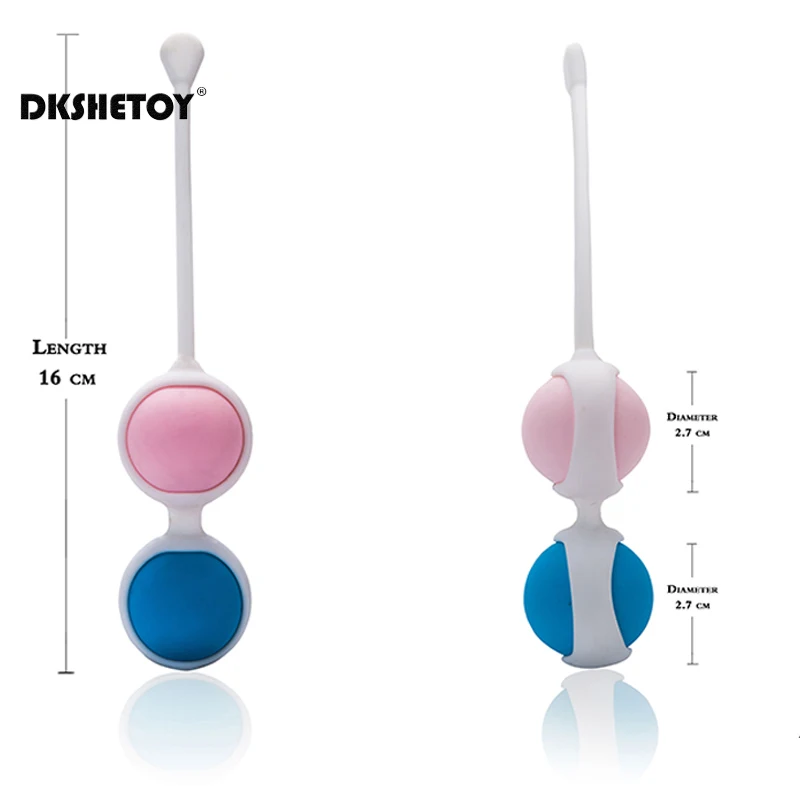 4pcs Kegel Balls Vagina Tighten Exercise Trainer Silicone Dumbbell Ball Sex Toys For Adult Woman Pelvic Floor Muscles Strengthen