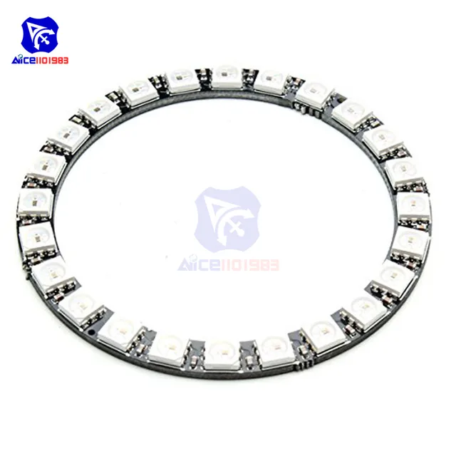 Anello LED WS2812 - 24 LED RGB Programmabili Per Arduino, PIC, Mbed - Foto 8