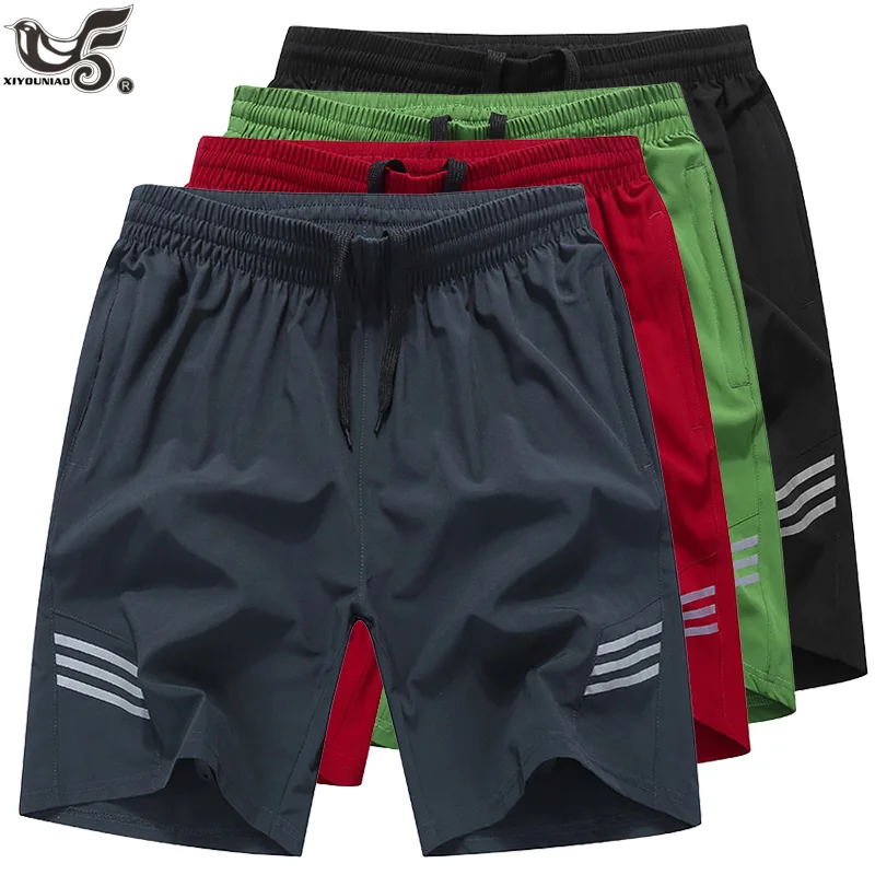 Бренд XIYOUNIAO, мужские шорты Acitve Cargo, спортивные штаны для бега, фитнеса, мужские пляжные шорты, быстросохнущие дышащие брюки|Шорты|   | АлиЭкспресс