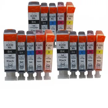 

PGI 520 PGI520 PGI-520XL CLI521 XL Inkjet Cartridges For Pixma MP980 MP990 MP-980 MP-990 MP 980 990 Ink Printer