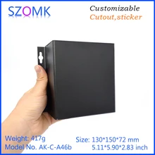 10 шт. 72*150*130 мм szomk настенное крепление алюминиевый корпус блока управления процессором распределительная коробка электронный прессованный алюминиевый корпус ящик для инструментов