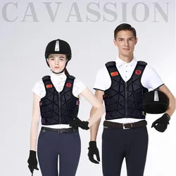 Cavassion-6Flex Equestrian Armor Adult Protective Vest High-thickness shock-absorbing layer safety guarante