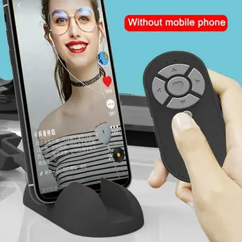 

Wireless Bluetooth Selfie Camera Shutter Page Turning Remote Control for Phone