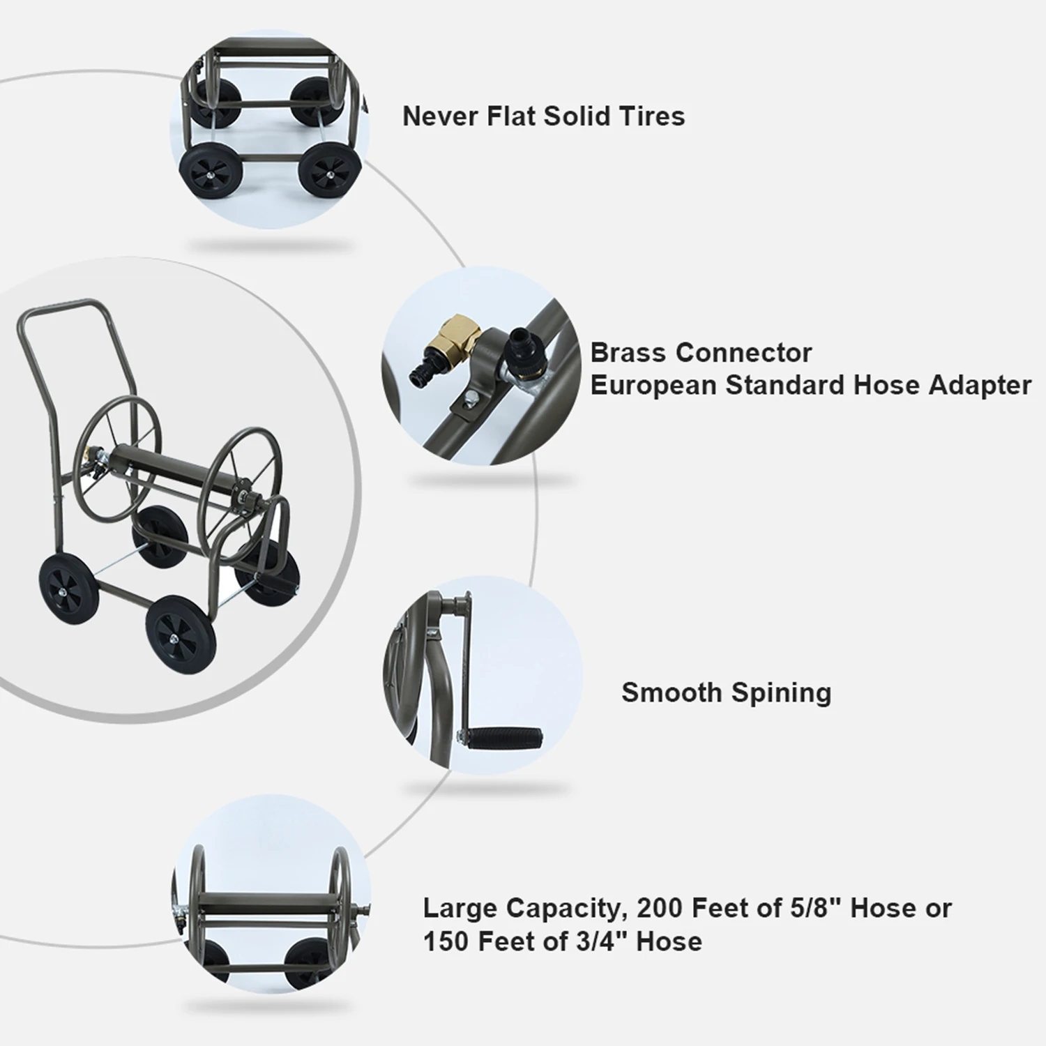 Шланг садовый держатель катушки корзина для хранения труб Садоводство