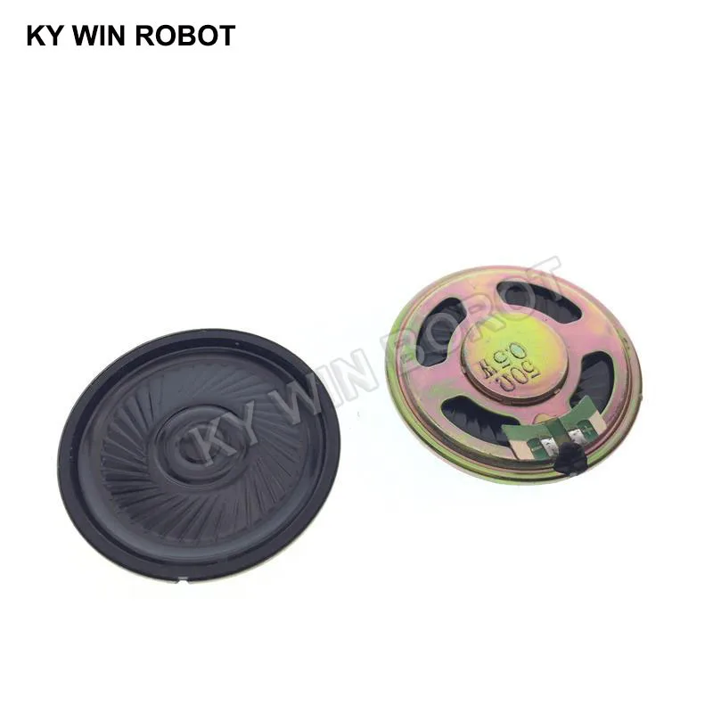 2pcs/lot New Ultra-thin Mini speaker 50 ohms 0.5 watt 0.5W 50R speaker Diameter 40MM 4CM thickness 5MM