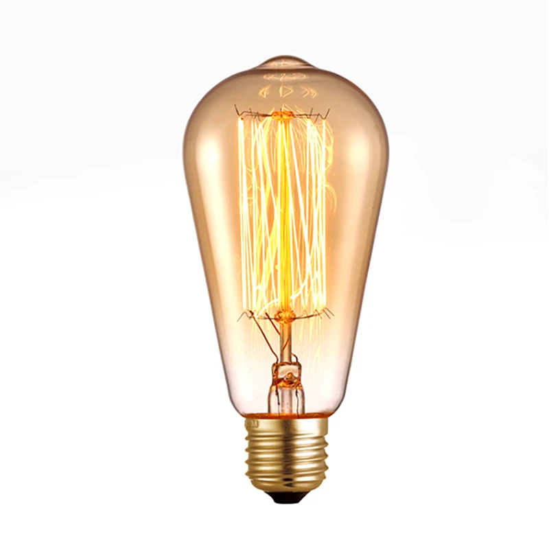 Звезда Ampul лампа Эдисона E27 40 Вт промышленный Декор ампулы винтажный светильник лампа ST64 T30 лампада Ретро лампа Bombillas Звездная лампа - Цвет: 01