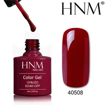 

HNM 8ML UV Gel Nail Polish Pure Color Nail Gel Long Lasting Stamping Enamel Paint Gellak Hybrid Glue Varnish Nails Gelpolish