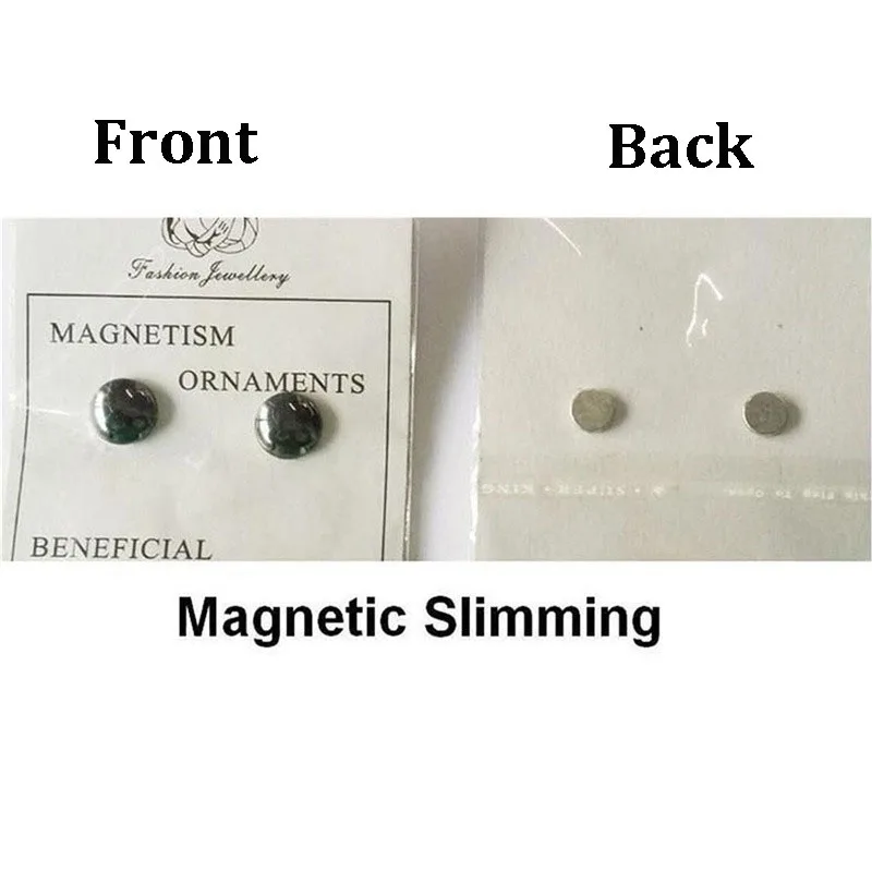 1 пара Магнитные серьги для похудения пластырь для похудания похудения магнитные ювелирные изделия для здоровья магниты ленивая паста тонкий патч