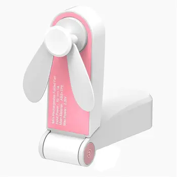 

Portable Mini Fan Handheld Fan Home Office Desk Speed Adjustable USB Rechargeable Fan Air Cooler Outdoor Travel