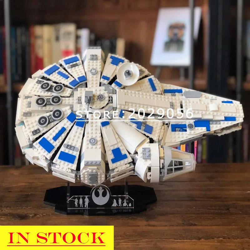 

In stock 05142 Star Series Wars Force Awakens Millennium 75212 Building Blocks 1482pcs Space ship Toys Compatible
