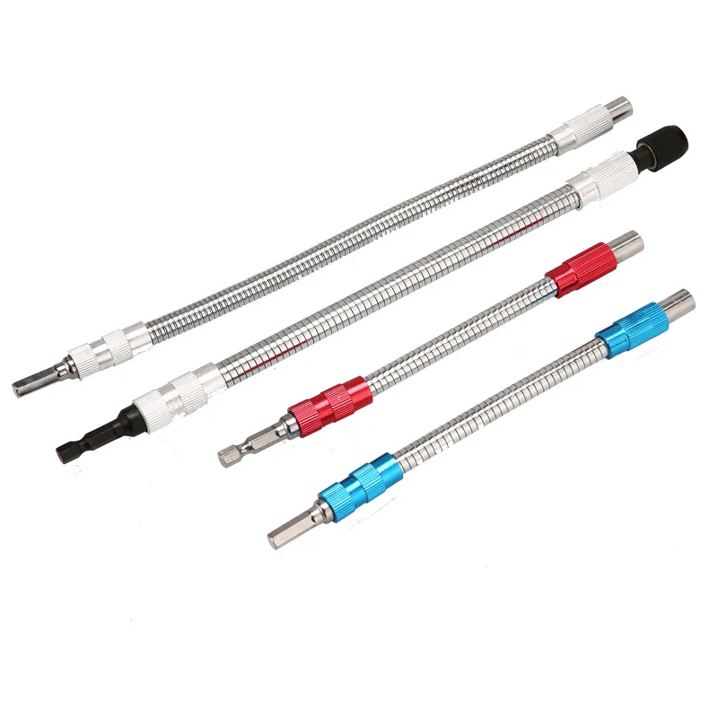 

Hardware Tools Factory Universal Metal Universal Flexible Shaft Bit Connecting Rod Multi-Angle Work Cordless Drill Flexible Shaf