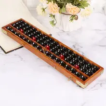 

Soroban Abacus 17 Digits Wooden Soroban Standard Abacus Chinese Calculator Counting Math Learning Tool Beginners high quality