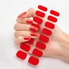 Pure Solid Color Nail Wraps DIY  Decals Plain Stickers Nail Sticker set Minimalist Design Nail Strips Nail Designs Nail Strips ► Photo 3/6