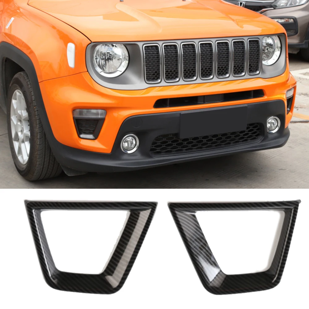Передняя сторона бампера лампа отделка поворотник Крышка для Jeep Renegade части