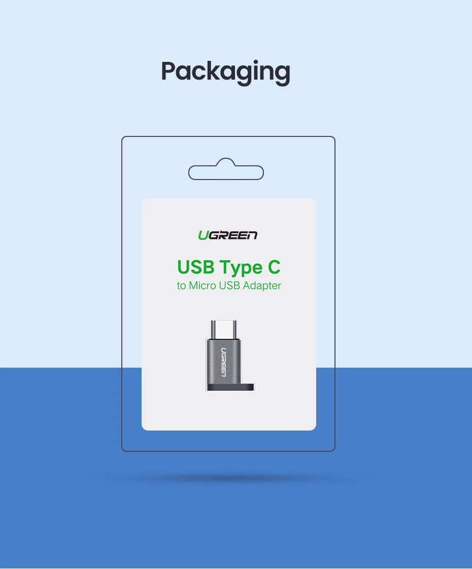 Ugreen usb c зарядное устройство usb type c штекер micro usb Женский адаптер зарядный кабель конвертер для samsung huawei xiaomi otg Android