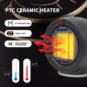 

Fan Heater For Home Mini Electric Heater Heating Electric Warm Air Fan Office Room Heaters Handy Air Heater Warmer Fan