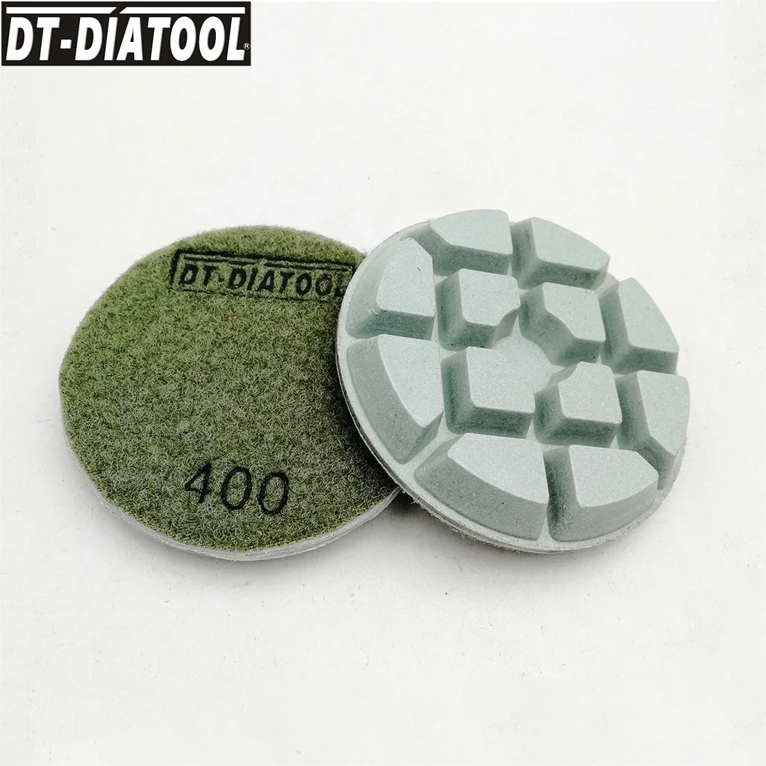 DT-DIATOOL 3pcs Dia 80mm/3" Dry Diamond Resin Bond Concrete Polishing Pads Sanding Discs Repairing For concrete Floor