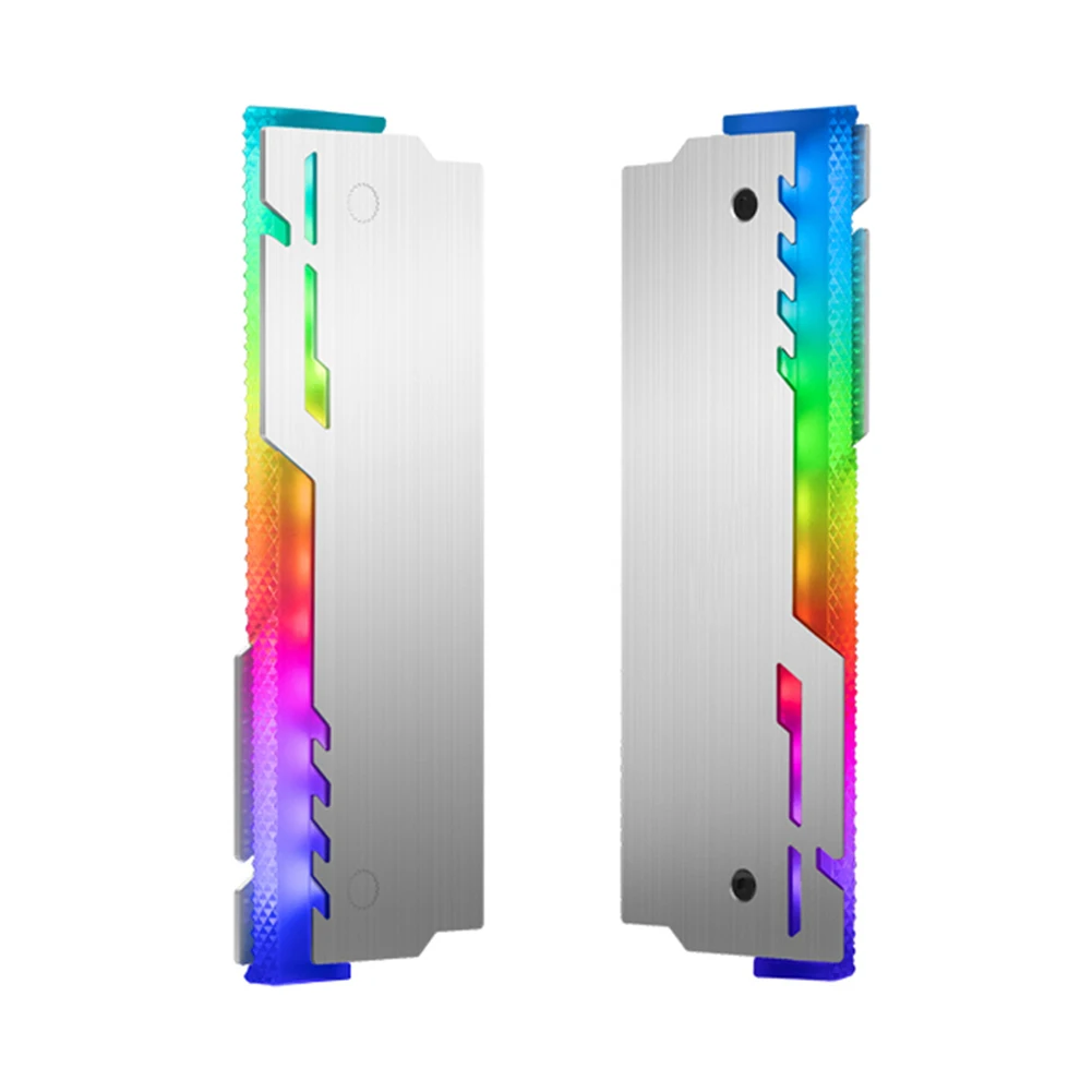 Jonsbo Nc3 3pin 5v Argb Led Desktop Memória Dissipador de Calor Cooler Escudo Rgb Cor de Alumínio Dissipador de Calor Ram Colete de Refrigeração Peças Cabos de computador e conectores - Imagem 4
