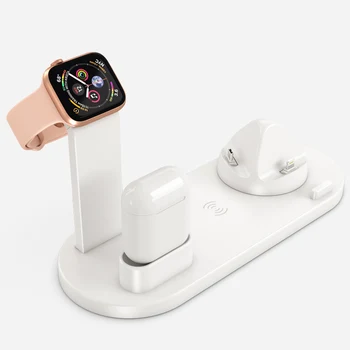 

3 In 1 Wireless Charger Dock Station Qi Fast Charge Stand for iPhone Airpods Apple Watch GY88