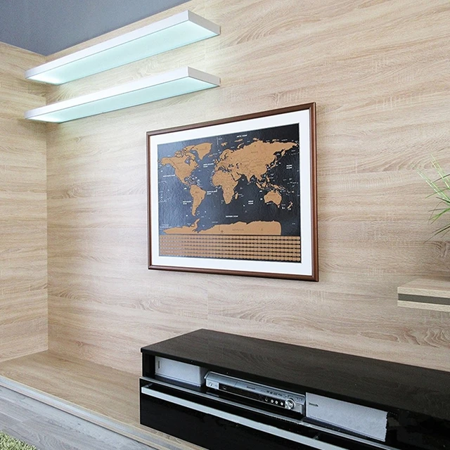 Large Erase National Flag World And Travel Map Scratch Off Tour Wall Map Travel Scratch Map Decoration Room Home Office - Image 5