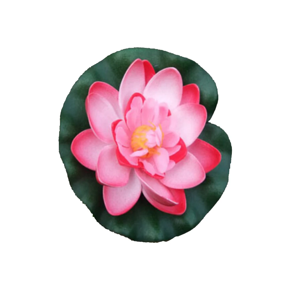 

1 PCS 10cm Floating Lotus Artificial Flower Wedding Home Party Decorations DIY Water Lily Mariage Fake Plants Pool Pond Decor