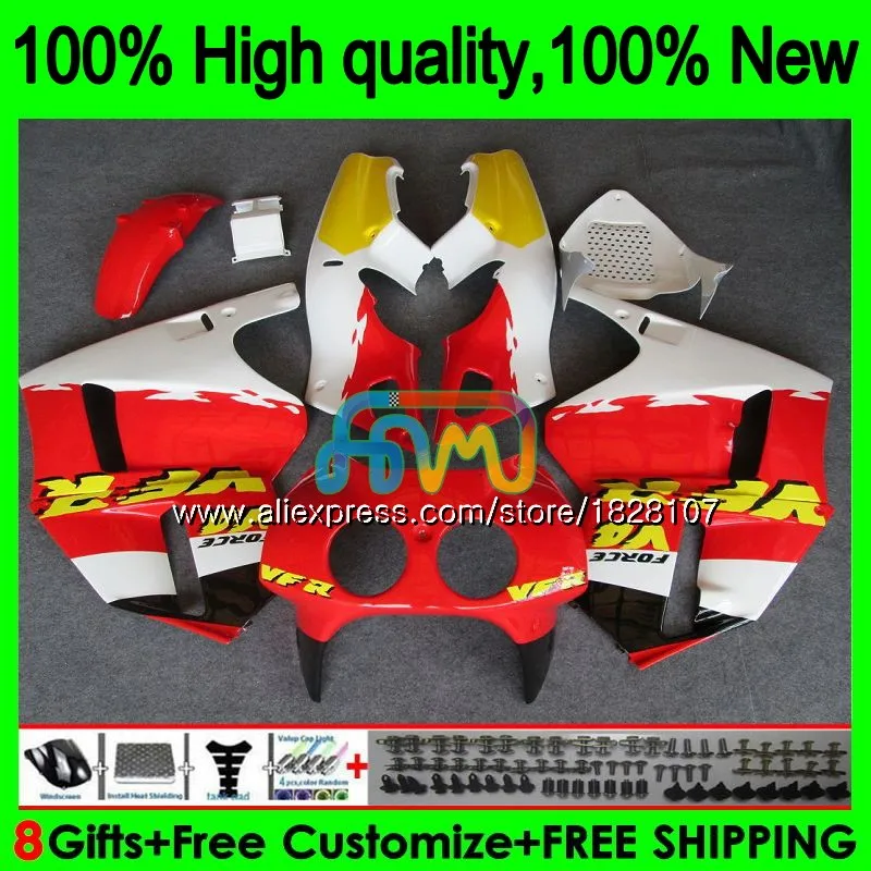 NC35 RVF400R для HONDA ЛРВ 400 R 400R VFR400 R красный желтый V4 89BS. 21 VFR400R NC24 95 96 97 98 1995 1996 1997 1998 обтекатель - Цвет: No. 1