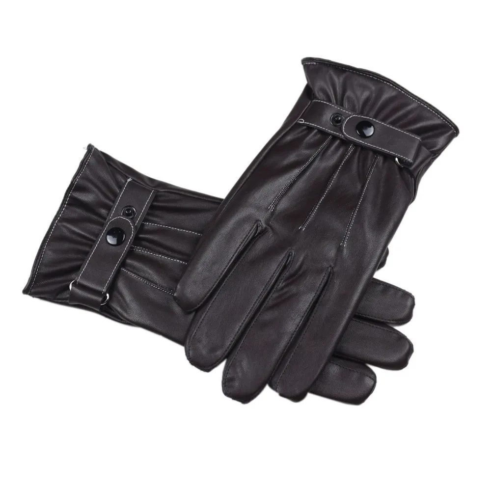 Мужские роскошные кожаные зимние водительские теплые перчатки из кашемира зимние перчатки гуанты кожаные перчатки