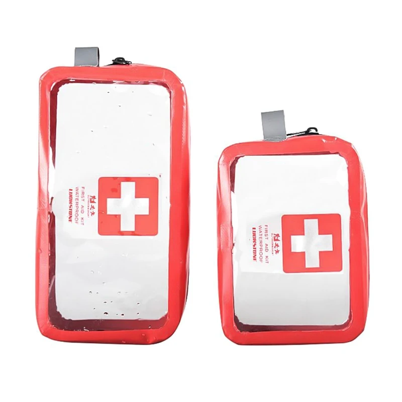 Набор для первой помощи, набор для экстренной медицинской помощи, сумка для первой помощи, прозрачный ПВХ водонепроницаемый автомобильный набор, сумка для путешествий, набор для выживания, пустая сумка