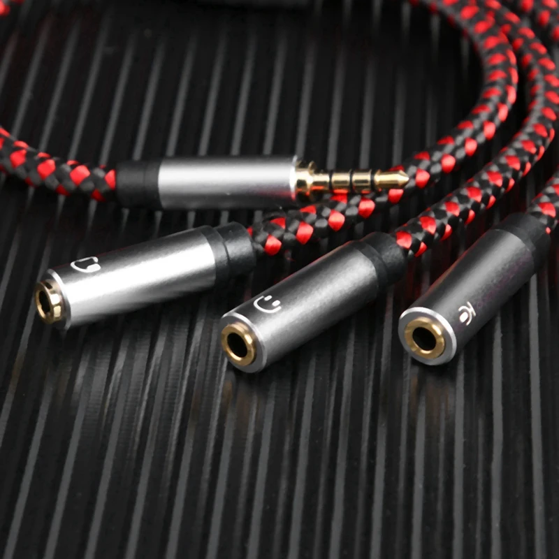 3 5mm o Jack Splitter Cable for Phone MP3 Player Headphone 1 Male to 3 Female AUX Adapter Cord