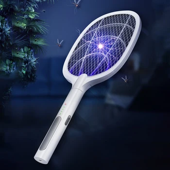 

Multifunctional Electric Shock Type Mosquito Killer Electric Handheld Mosquito Swatter Racket Bug Zapper Racket Insects Killer