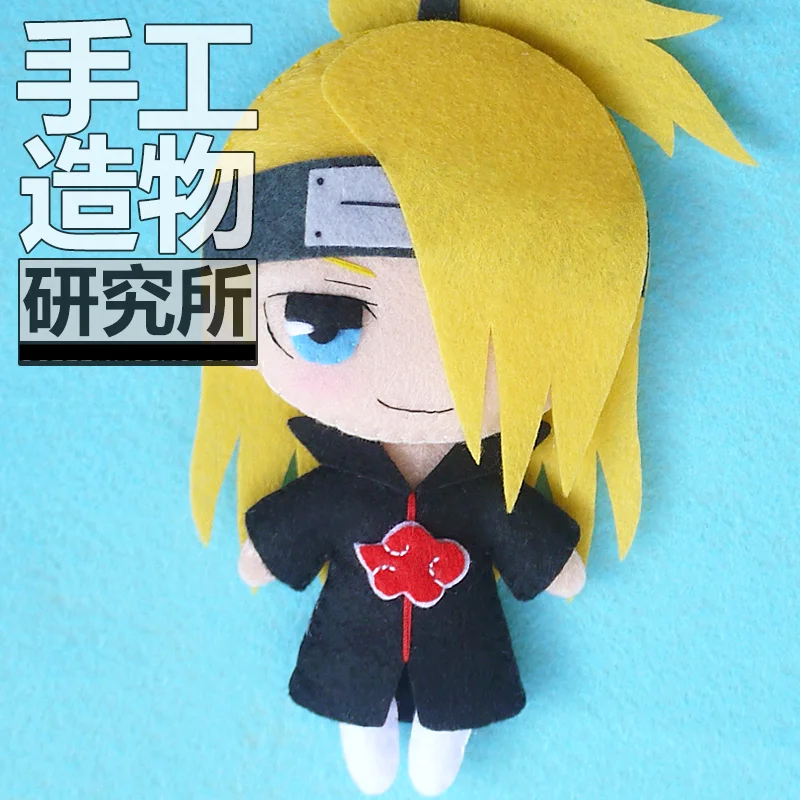 Брелок Deidara из аниме наруто 12 см игрушки ручной работы с механической упаковкой