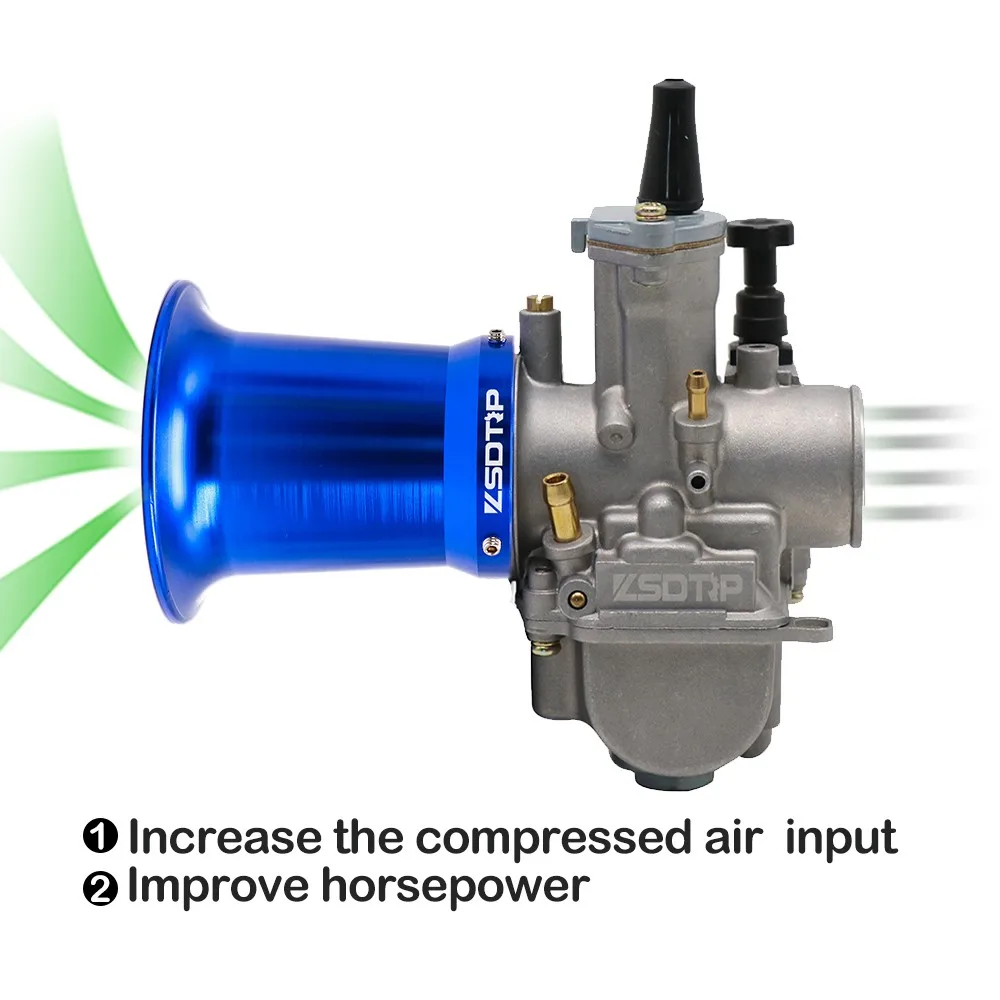 Zsdtrp 55 ミリメートルオートバイキャブレターエアフィルター風ホーンカップkeihin Oko Koso Mikuni Pwk32 Pwk34 Aliexpress Automobiles Motorcycles