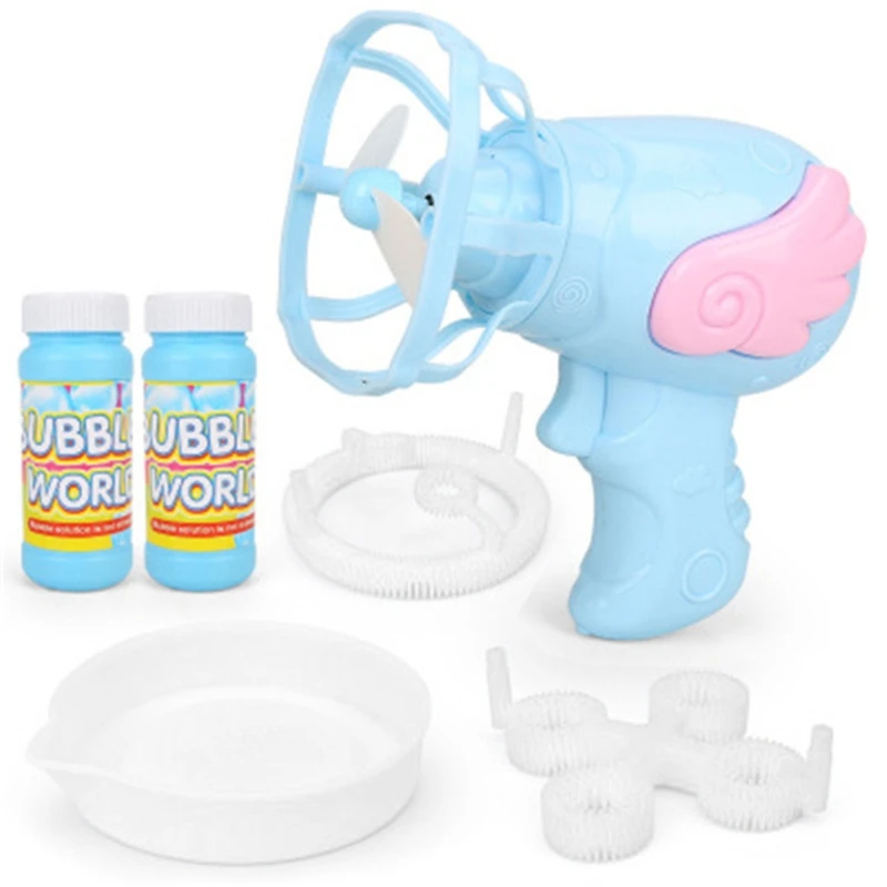 1Set Portable Fan Bubble Toy Blowing Maker with Mini Interactive Outdoor Kit Beach | Игрушки и хобби