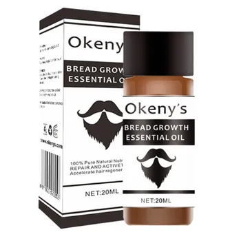 

20ml Men Growth Beard Oil Organic Beard Wax Balm Anti Beard Hair Loss Products Leave-In Conditioner for Groomed Growth