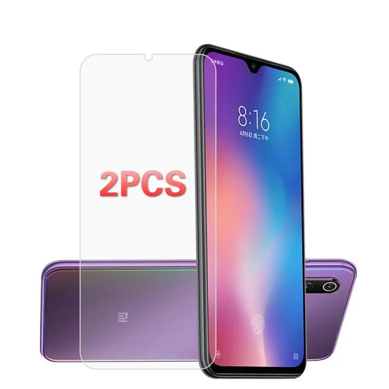 

2PCS Protective Tempered Glass For Redmi Note 8 Pro Redmi8 Note 7 Screen Protector For Xiaomi CC9 A3 Lite Mi 9T Redmi K20 Pro