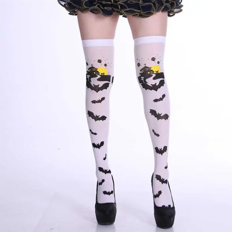 

And Party Festival Ghost Printing Bat Shapes Cosplay Variety Of Stockings