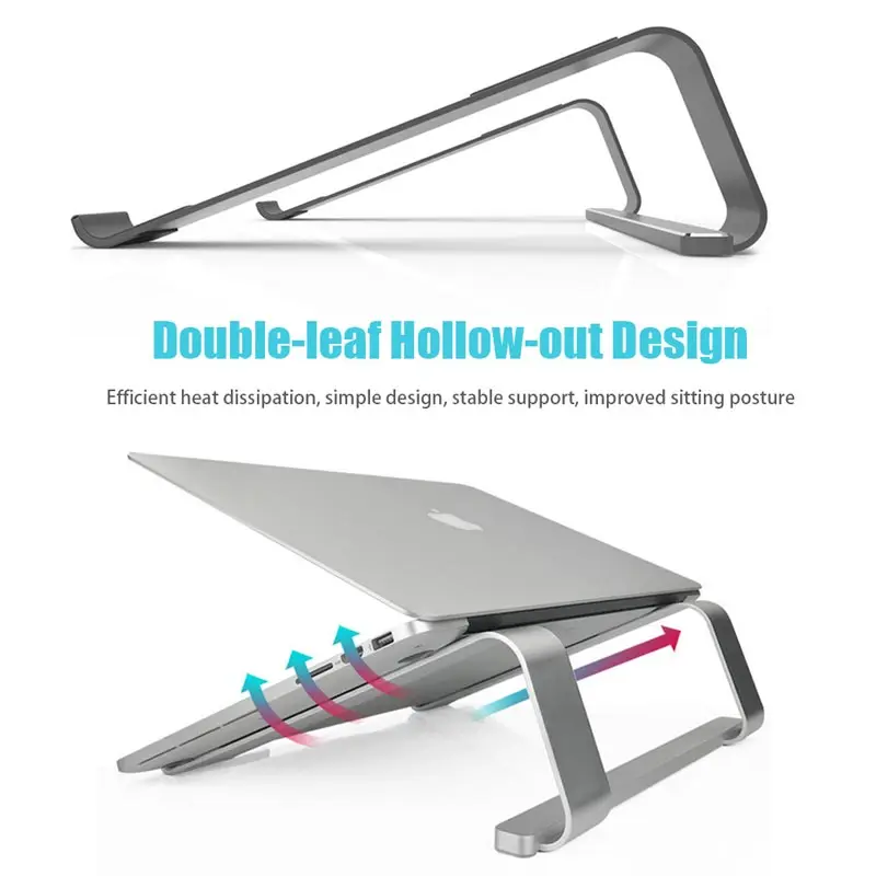 Laptop Stand Notebook Stands Tablet Laptops Holder Metal For MacBook Air 13 For Xiaomi Pad Samsung Base Cooling Base Accessories