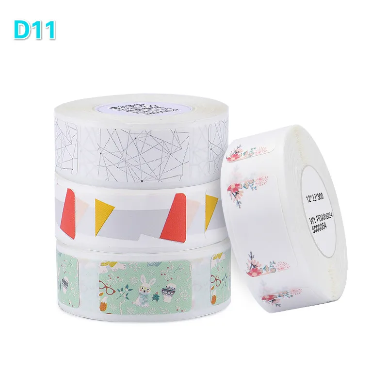 

Niimbot D11/D61 Label Printer Printer Paper Roll Label Sticker Waterproof Anti-Oil Tear-Resistant Price Label Scratch-Resistant