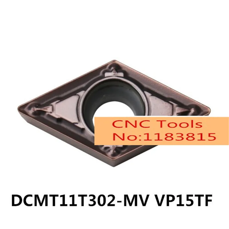 DCMT11T302-MV VP15TF/DCMT11T304-MV VP15TF/DCMT11T308-MV VP15TF, оригинальная вставка из карбида для токарного инструмента