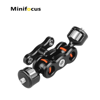

Gimbals Adjustable Magic Arm for Camera Video Cage Monitors LED Lights Microphone Dual 1/4 Ball Head for Dji Zhiyun Gimbal Mount
