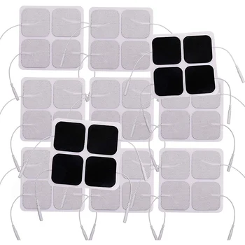 

40pcs TENS Unit Pads, 2X2 Electrodes for EMS Muscle Stimulator Medical Electrotherapy Pads