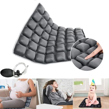 

Air Inflatable Seat Cushion Air-Permeable Pressure Relief Water Seat Cushion Lumbar Support Design to Relieve Sciatica for Wheel