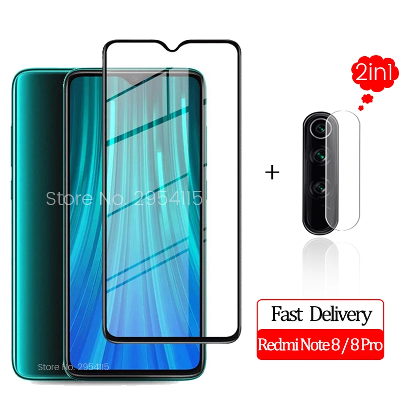 2-в-1 стекло камеры redmi note 8pro стеклянного экрана дисплея протектор tremp очки на xiomi redmi note8 redmi note 8 pro note8pro